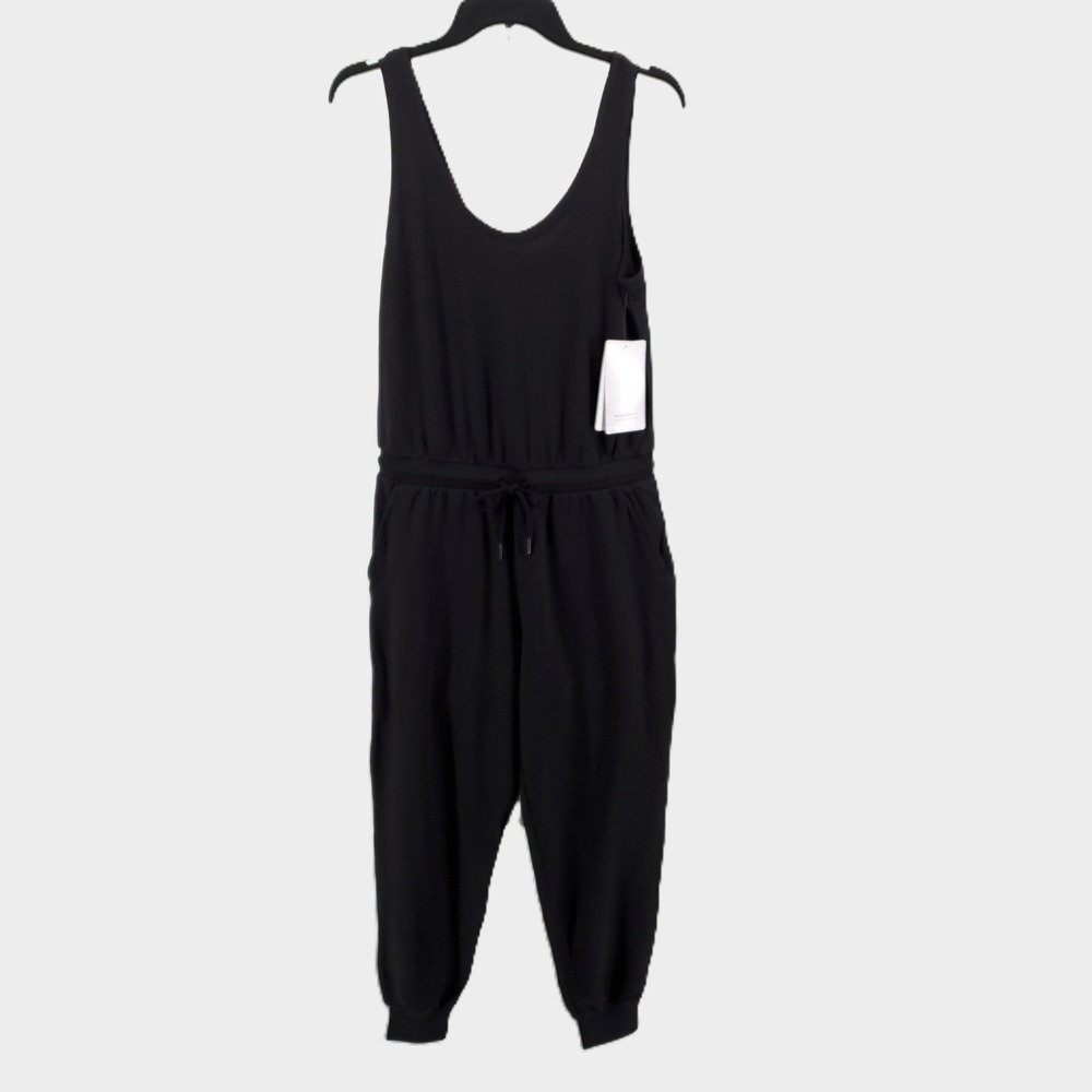 Athleta Balance XSmall Jumpsuit Nirvana Fabric Sleeveless Jogger Black Stretch
